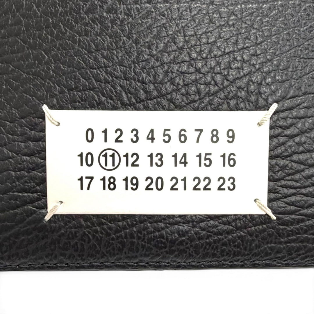 美品△Maison Margiela 11 メゾンマルジェラ11 SB1WG0018 5AC カメラバッグ レザー ショルダーバッグ ブラック イタリア製 保存袋付き