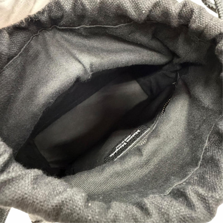 美品△Maison Margiela 11 メゾンマルジェラ11 SB1WG0018 5AC カメラバッグ レザー ショルダーバッグ ブラック イタリア製 保存袋付き