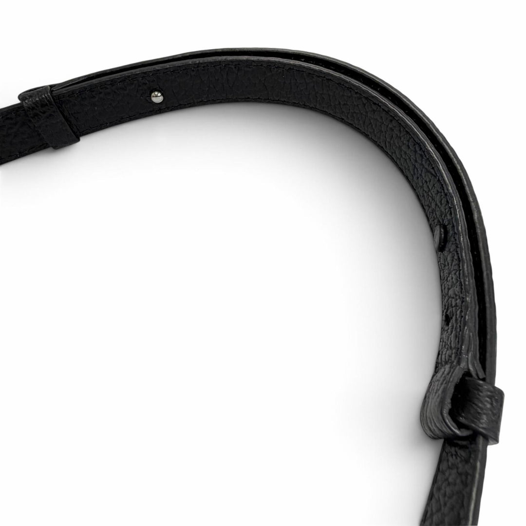 美品△Maison Margiela 11 メゾンマルジェラ11 SB1WG0018 5AC カメラバッグ レザー ショルダーバッグ ブラック イタリア製 保存袋付き
