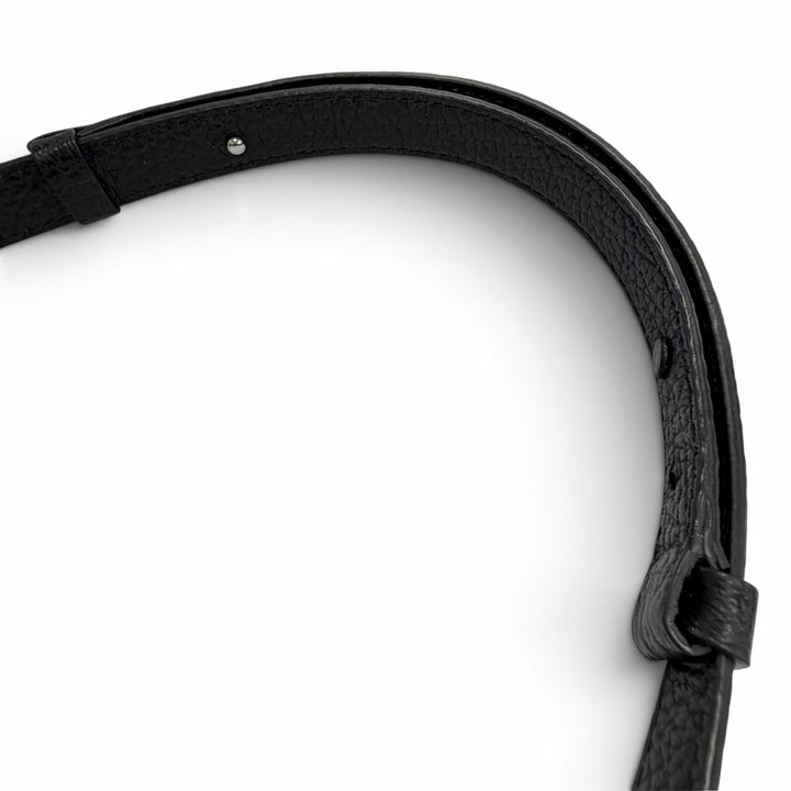 美品△Maison Margiela 11 メゾンマルジェラ11 SB1WG0018 5AC カメラバッグ レザー ショルダーバッグ ブラック イタリア製 保存袋付き