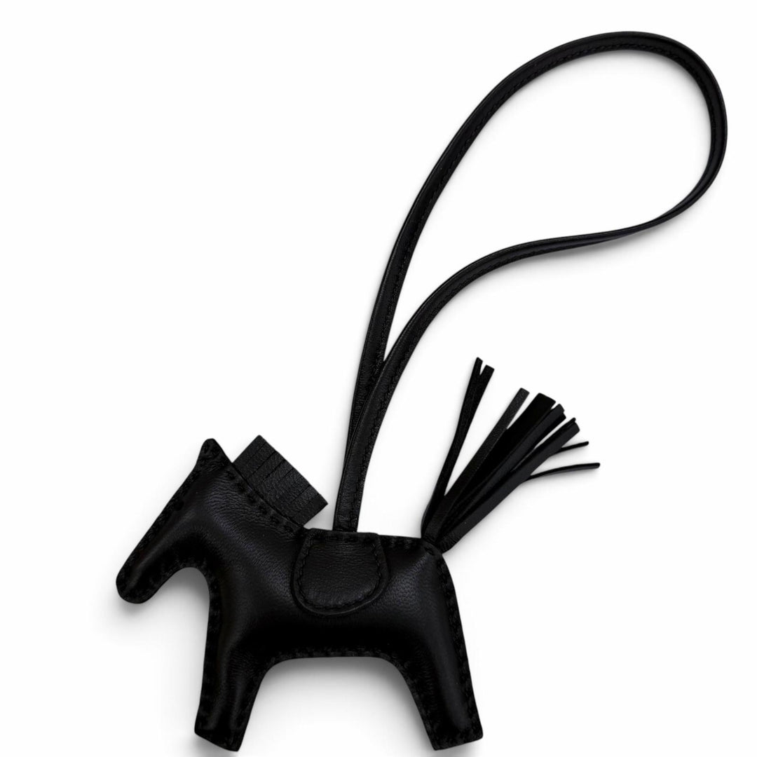 未使用品☆HERMES エルメス ロデオチャーム PM アニョーミロ ソーブラック バッグチャーム G刻印 フランス製 レディース 箱付き