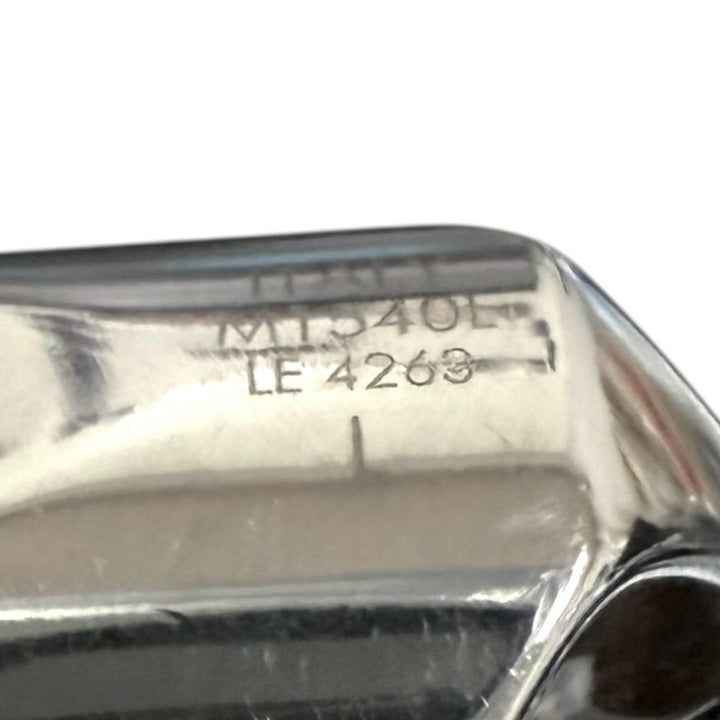 美品□LOUIS VUITTON ルイヴィトン 2023年製 M1540L LVロープ ブレスレット アクセサリー シルバー L イタリア製 メンズ 箱・保存袋付き
