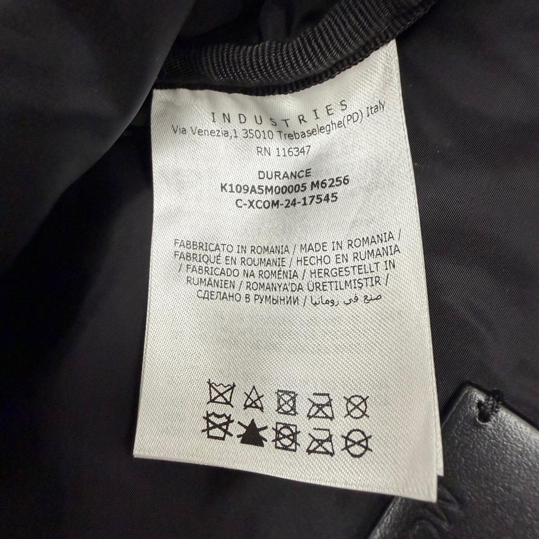 極美品▼MONCLER モンクレール 5M00005 M6256 DURANCE デュランス ロゴ付き ベルトバッグ ボディバッグ ブラック 正規品 メンズ 保存袋付