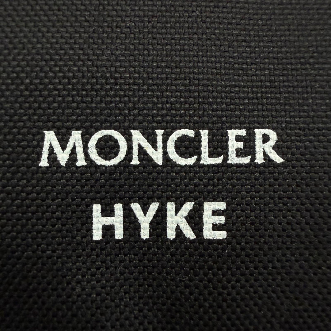 美品▼MONCLER HYKE モンクレール ハイク 5A00001 M2533 レザー使い BACKPACK LARGE ラージ バックパック リュック 正規品 定価388300円