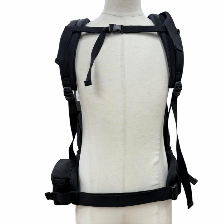 美品▼MONCLER HYKE モンクレール ハイク 5A00001 M2533 レザー使い BACKPACK LARGE ラージ バックパック リュック 正規品 定価388300円