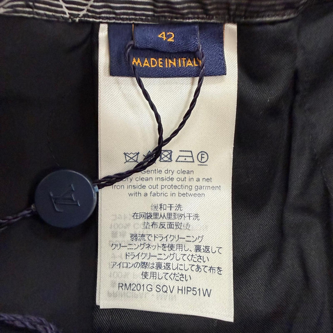 未使用品▼LOUIS VUITTON ルイヴィトン 1A5WHCC ヴァージル期 3Dモノグラム 3Dポケット カーゴパンツ ブラック IT 42 伊製 正規品 メンズ