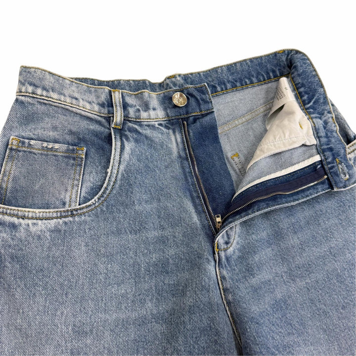 極美品▼Maison Margiela 1 メゾンマルジェラ1 2024年製 S51LA0051 スラッシュディテール デニムパンツ ブルー IT 44 伊製 正規品 メンズ