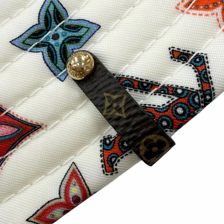 美品□LOUIS VUITTON ルイヴィトン 2020年製 M76718 ボブ・ラブリーグラム バケットハット ホワイト S フランス製 正規品 メンズ