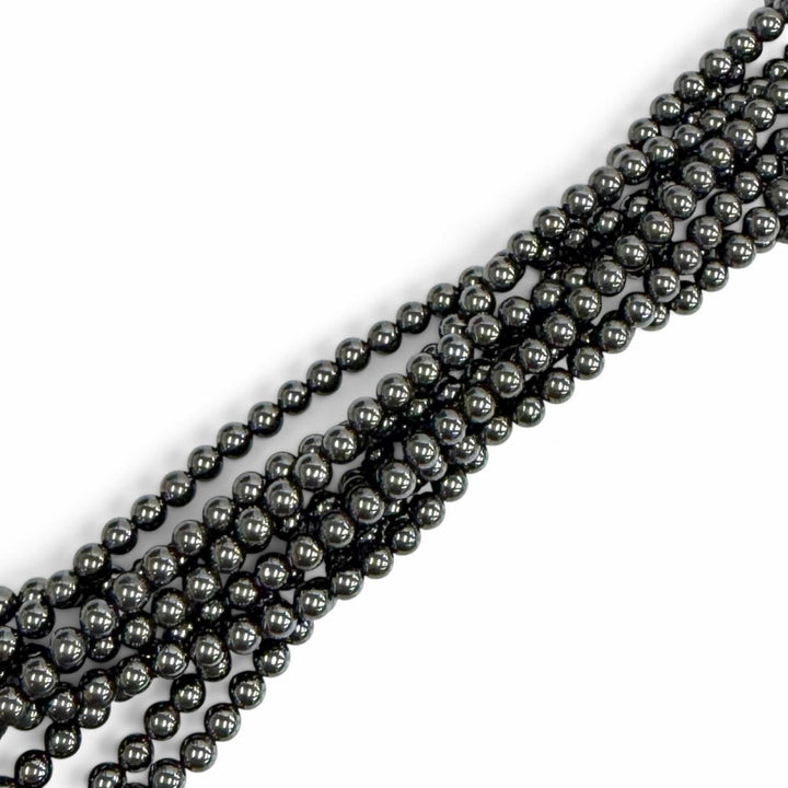 美品★TIFFANY&amp;Co. ティファニー 925 ヘマタイト 8連 ネックレス アクセサリー ガンメタリック シルバー 重量165.65g レディース 箱付き
