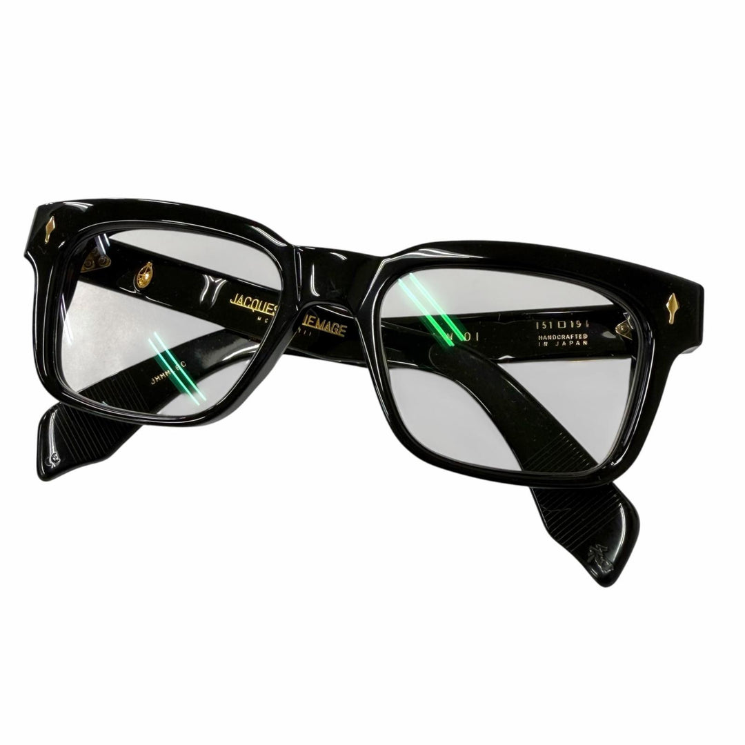 極美品▼JACQUESMARIEMAGE ジャックマリーマージュ JMMMLX-16C col.Cobra MOLINO 341/500 カラーレンズ メガネ アイウェア 51□19 度入り