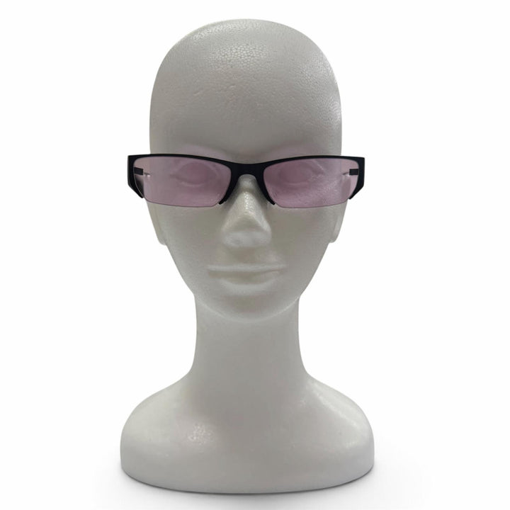 未使用品▼PRADA GENTLE MONSTER プラダ ジェントルモンスター SPR D63 2 M01 チタニウム トライアングルロゴ スクエア サングラス 箱付