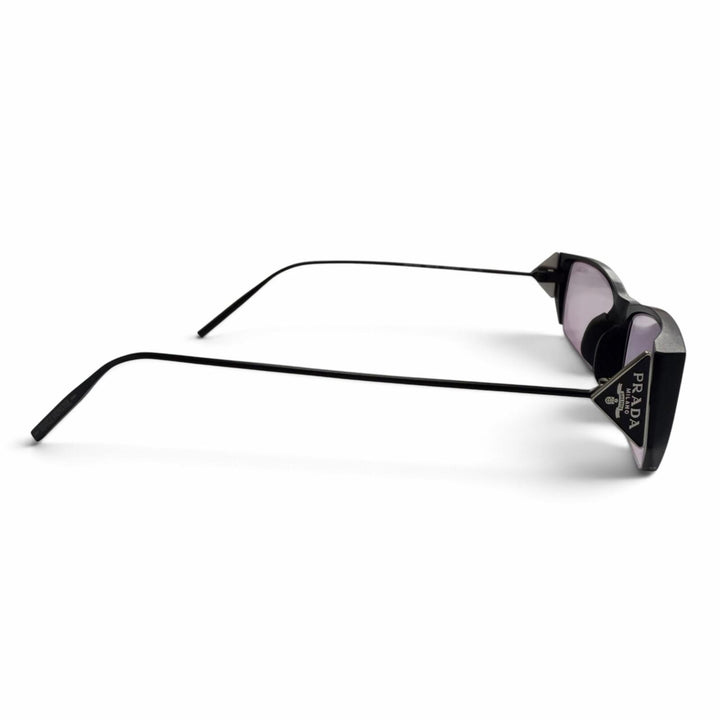 未使用品▼PRADA GENTLE MONSTER プラダ ジェントルモンスター SPR D63 2 M01 チタニウム トライアングルロゴ スクエア サングラス 箱付