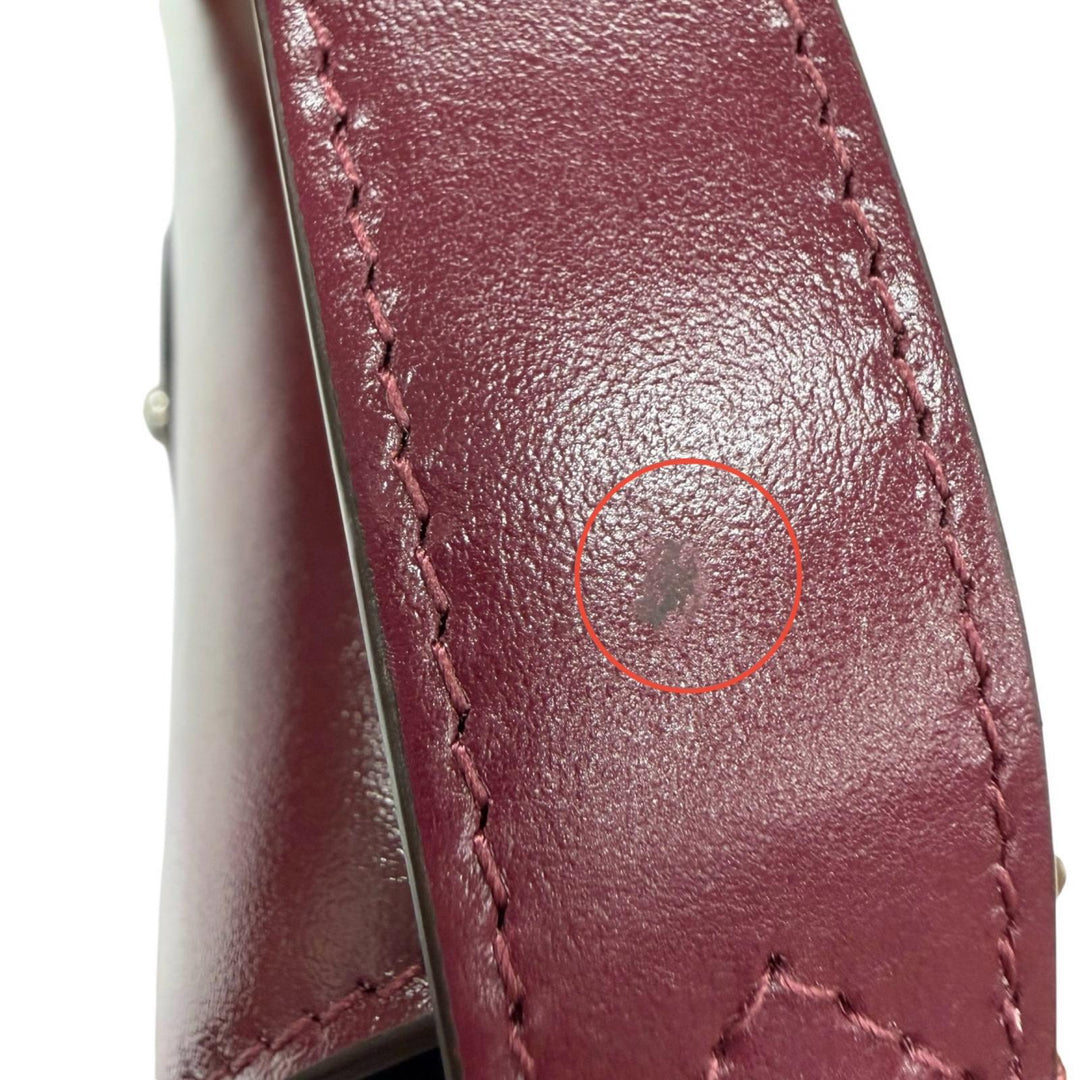 未使用品☆MONTBLANC モンブラン マイスターシュテュック レザー 2WAY メッセンジャーバッグ ショルダーバッグ ボルドー 保存袋付き