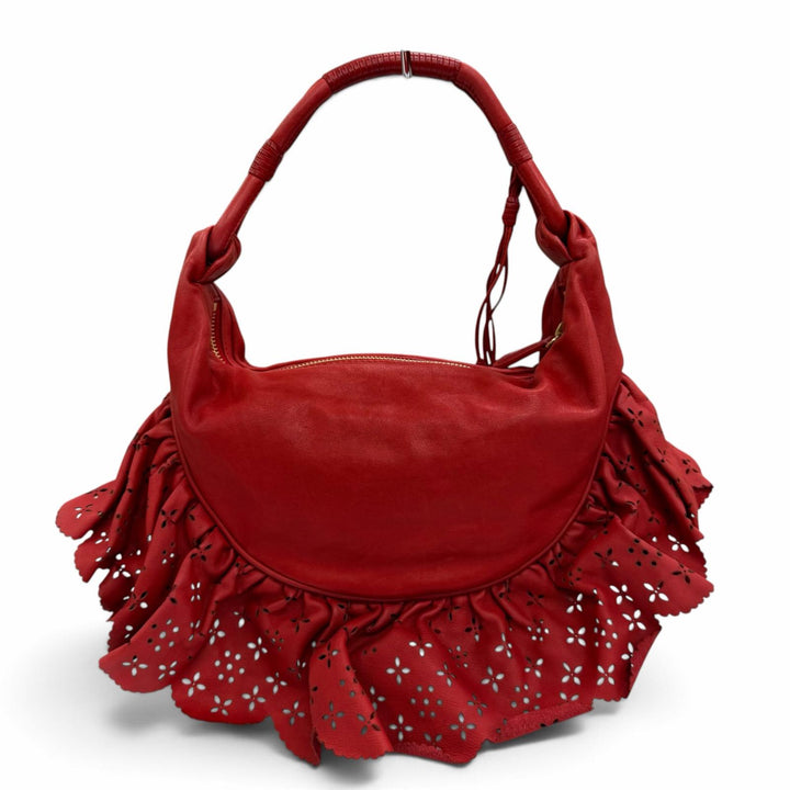 極美品☆Christian Dior クリスチャンディオール ヴィンテージ ラムスキン 希少 ガリアーノ期 ロゴチャーム ワンショルダー ハンドバッグ