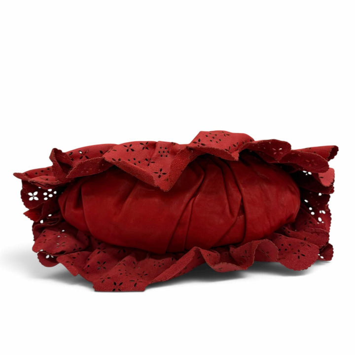極美品☆Christian Dior クリスチャンディオール ヴィンテージ ラムスキン 希少 ガリアーノ期 ロゴチャーム ワンショルダー ハンドバッグ