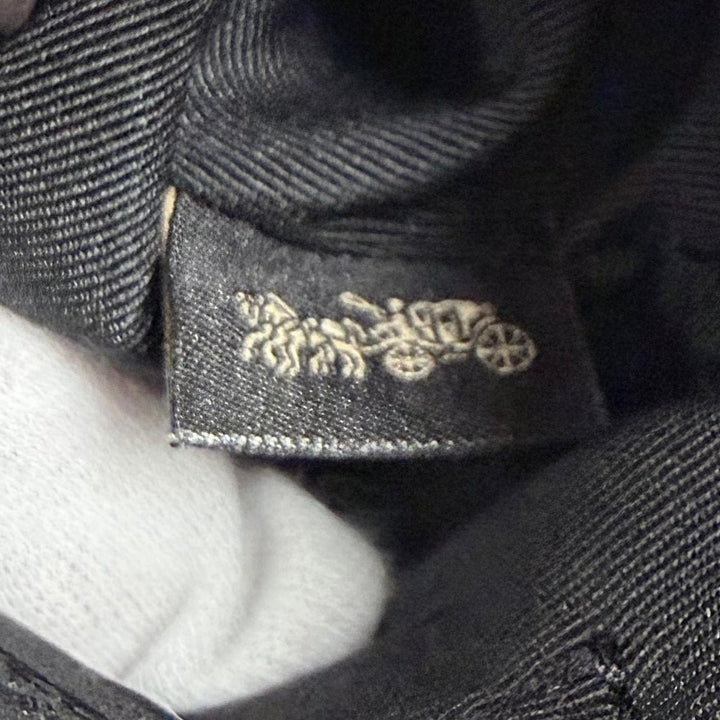 未使用品★COACH コーチ CJ509 エリアス リファインド ペブル レザー クロスボディバッグ カメラバッグ ブラック レディース 箱付き