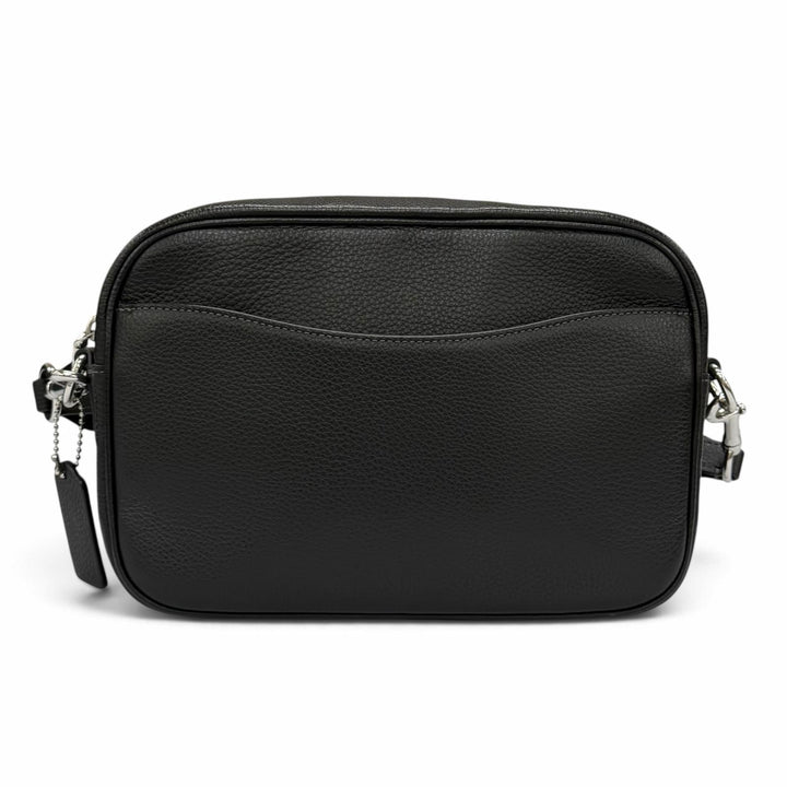 未使用品★COACH コーチ CJ509 エリアス リファインド ペブル レザー クロスボディバッグ カメラバッグ ブラック レディース 箱付き