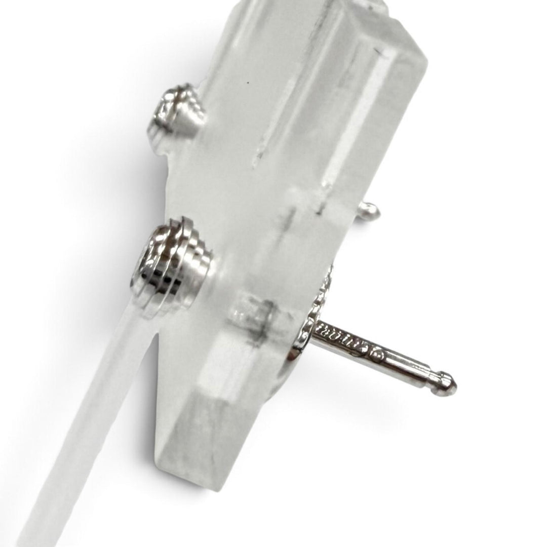 美品★Cartier カルティエ AU750(WG) ダムール XS ダイヤ ピアス アクセサリー ホワイトゴールド 重量1.09g レディース 箱付き