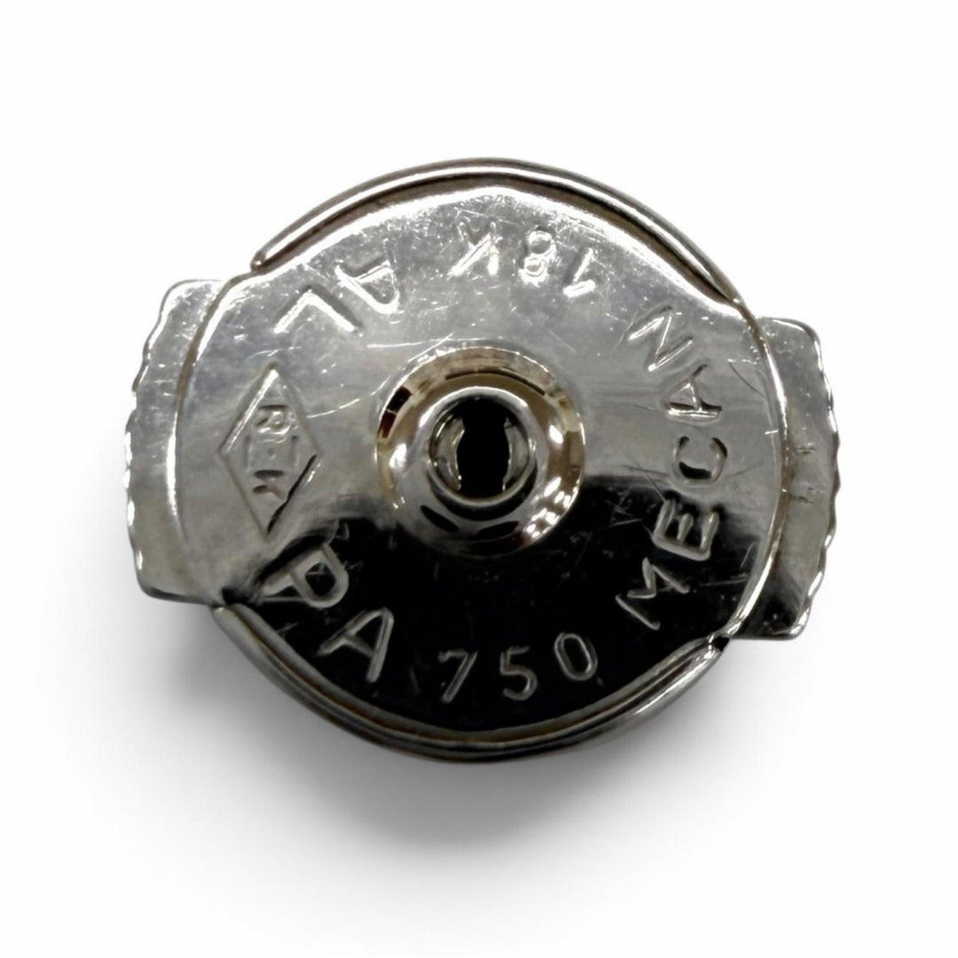美品★Cartier カルティエ AU750(WG) ダムール XS ダイヤ ピアス アクセサリー ホワイトゴールド 重量1.09g レディース 箱付き
