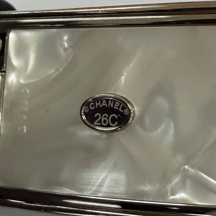 極美品☆CHANEL シャネル 26C A71770 バタフライ シェイプ サングラス 現行品 ココマーク ブラック デモレンズ 定価170500円 箱付き