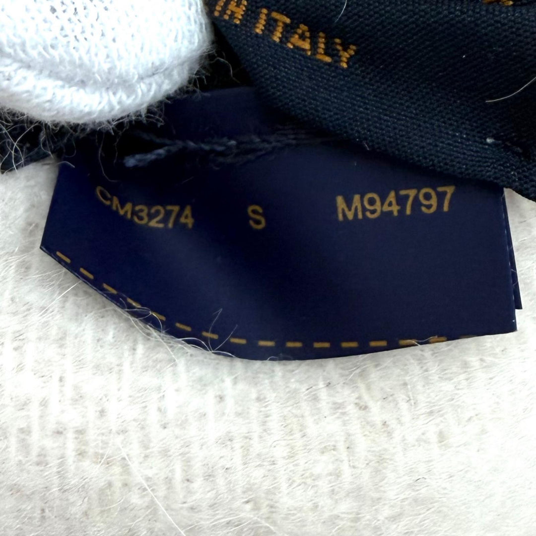 美品★LOUIS VUITTON ルイヴィトン 2024年製 M94797 マフラー・フラッフィーグラム ウール アルパカ混 フリンジ 200cm×25cm 正規品 箱付