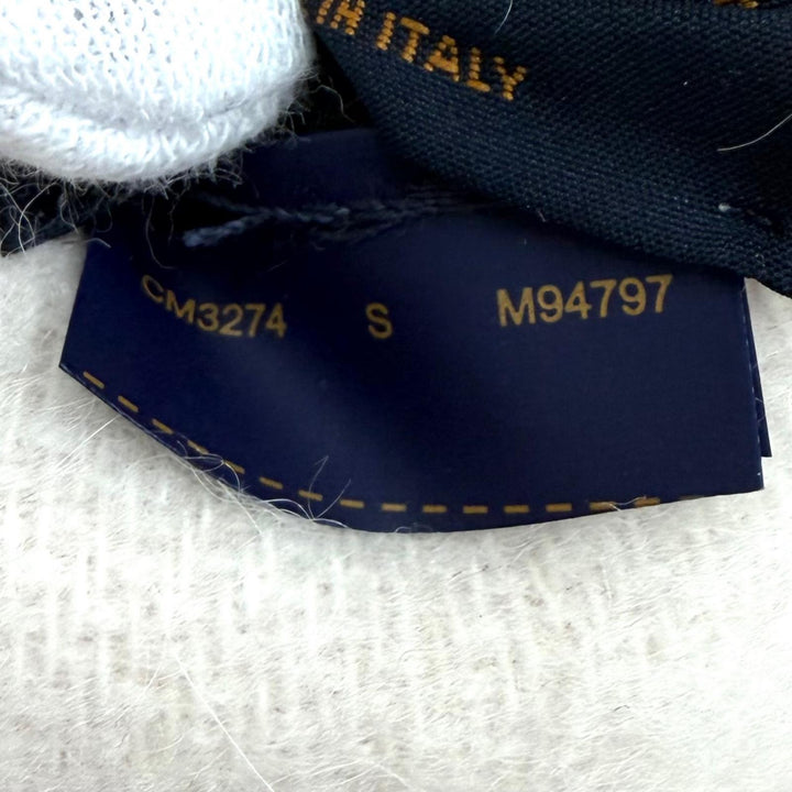 美品★LOUIS VUITTON ルイヴィトン 2024年製 M94797 マフラー・フラッフィーグラム ウール アルパカ混 フリンジ 200cm×25cm 正規品 箱付