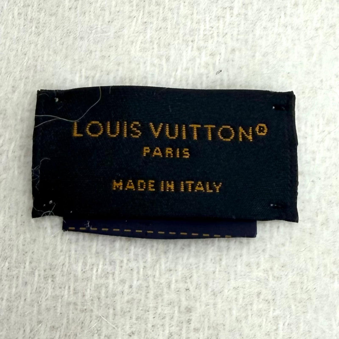 美品★LOUIS VUITTON ルイヴィトン 2024年製 M94797 マフラー・フラッフィーグラム ウール アルパカ混 フリンジ 200cm×25cm 正規品 箱付