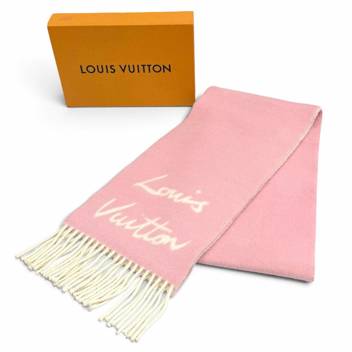 美品★LOUIS VUITTON ルイヴィトン 2024年製 M94797 マフラー・フラッフィーグラム ウール アルパカ混 フリンジ 200cm×25cm 正規品 箱付