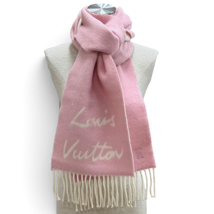 美品★LOUIS VUITTON ルイヴィトン 2024年製 M94797 マフラー・フラッフィーグラム ウール アルパカ混 フリンジ 200cm×25cm 正規品 箱付