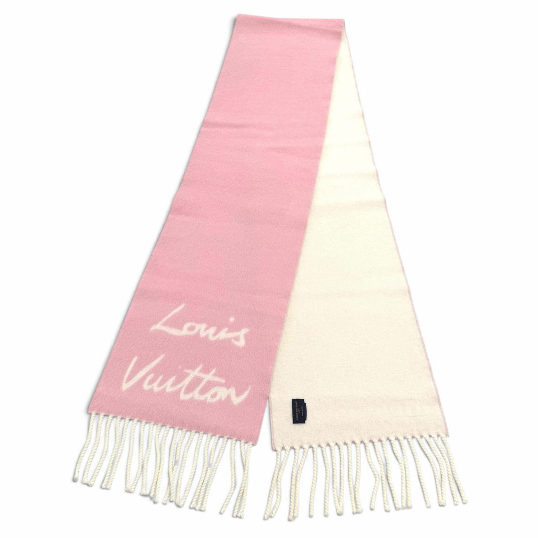 美品★LOUIS VUITTON ルイヴィトン 2024年製 M94797 マフラー・フラッフィーグラム ウール アルパカ混 フリンジ 200cm×25cm 正規品 箱付