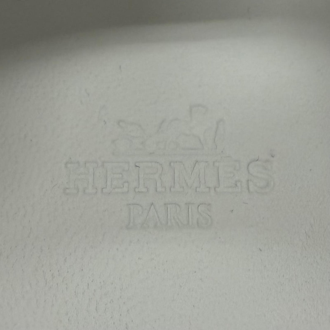 未使用品▼HERMES エルメス BOUNCING バウジング レザー クロコダイル スニーカー ブラック ホワイト IT 42 イタリア製 メンズ 箱付き