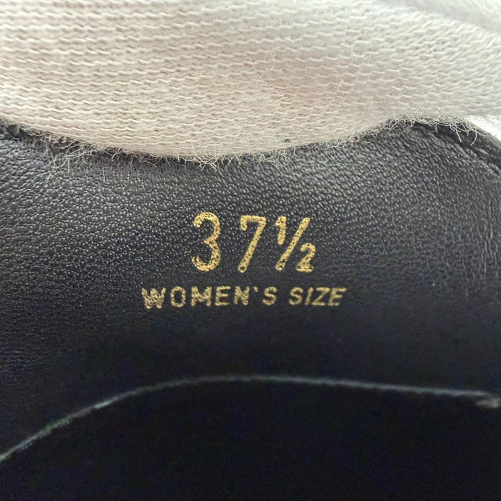 極美品☆TOD’S トッズ チェーンTロゴ レザーシューズ ローファー ブラック 37.5 イタリア製 レディース