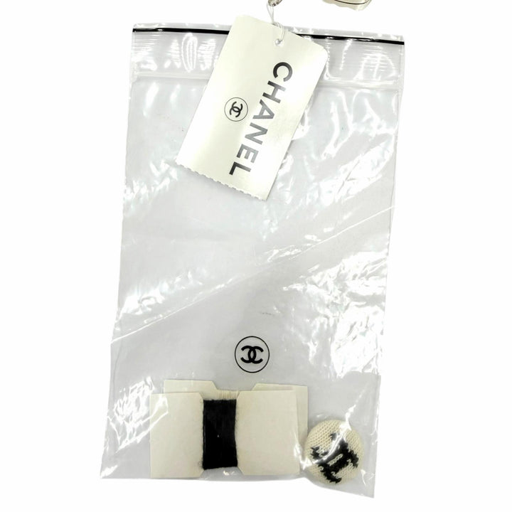 未使用品☆CHANEL シャネル ヴィンテージ 02A P19859 カシミヤ100％ ココマークボタン ノースリーブ ニット アイボリー 38 正規品