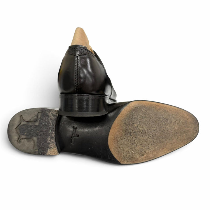 美品□John Lobb ジョンロブ GARNIER 2 ガルニエ ミュージアムカーフ プレステージ プレーントゥ ドレスシューズ UK 8 イングランド製