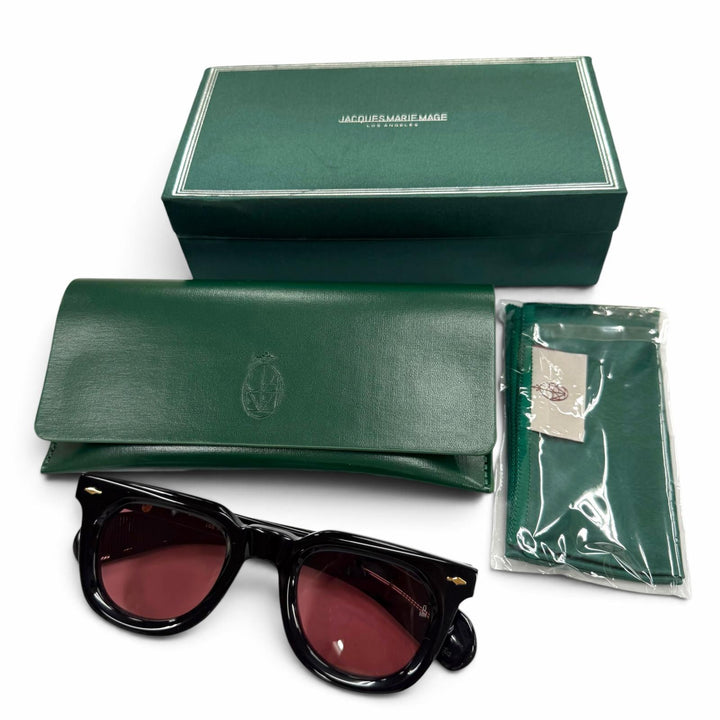 美品▼JACQUESMARIEMAGE ジャックマリーマージュ VENDOME 世界350本限定 55/350 アイウェア サングラス 47□25 デモレンズ メンズ 箱付き