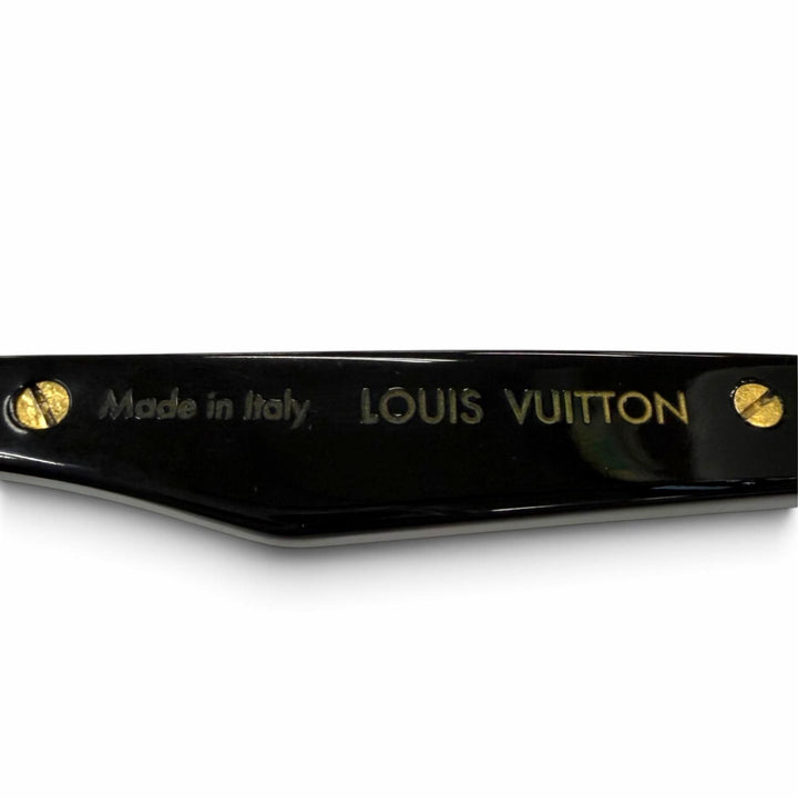 美品▼LOUIS VUITTON ルイヴィトン Z1017U LV インザ ポケット 折りたたみ サーモントブロー アイウェア サングラス 55□20 デモレンズ