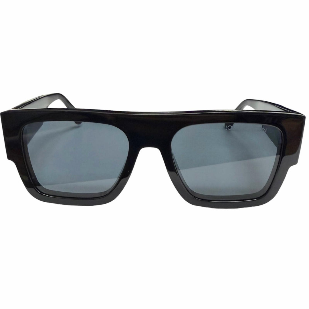 良品□LOUIS VUITTON ルイヴィトン 2024年製 Z2125E LV クラッシュ スクエア サングラス ブラック 54□19-155 デモレンズ イタリア製