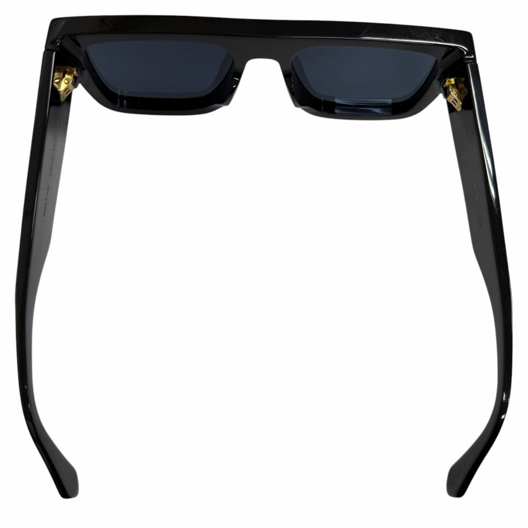 良品□LOUIS VUITTON ルイヴィトン 2024年製 Z2125E LV クラッシュ スクエア サングラス ブラック 54□19-155 デモレンズ イタリア製