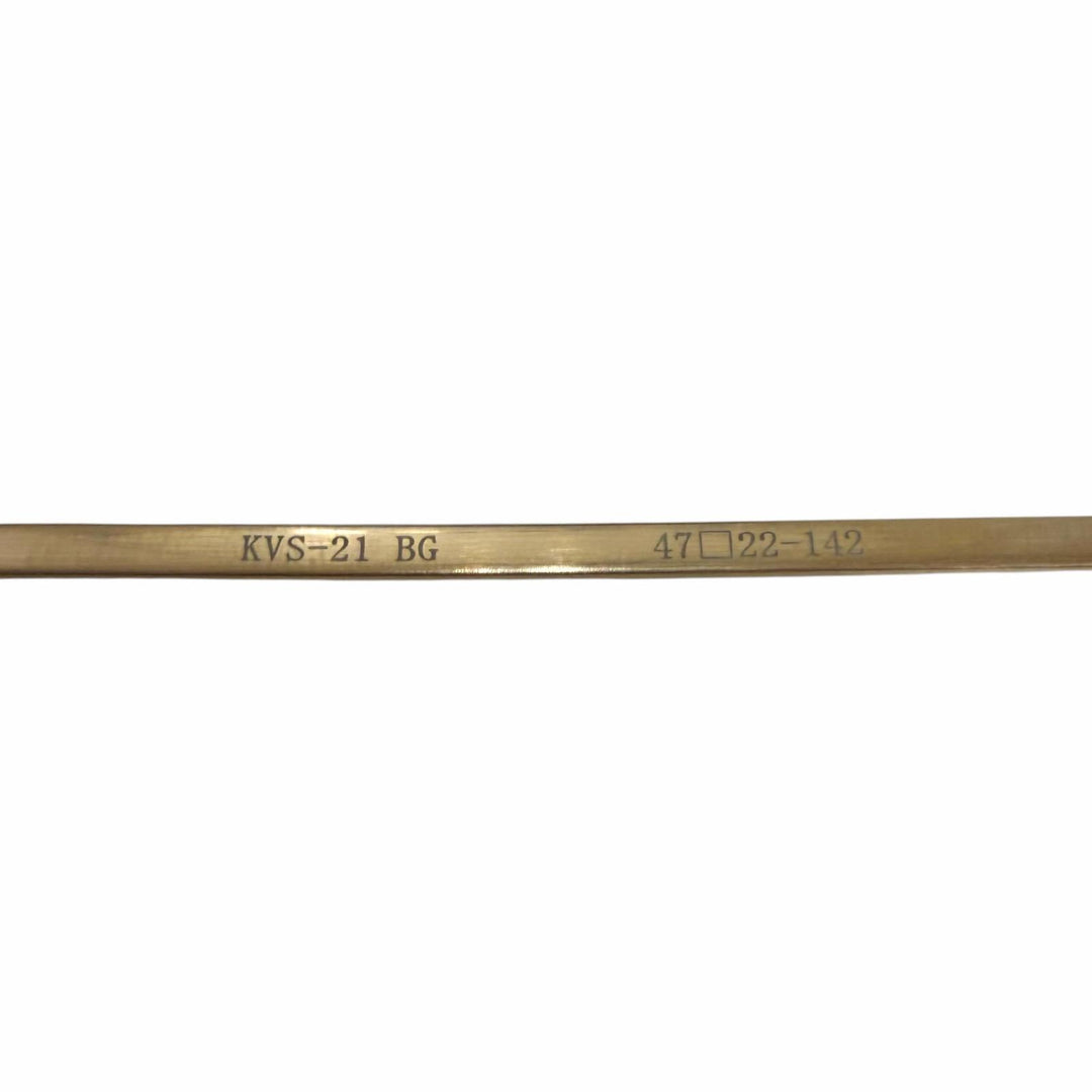 美品□金子眼鏡 カネコガンキョウ KVS-21 ヴィンテージシリーズ ボストン サングラス ゴールド 47□22-142 度なし 日本製 メンズ