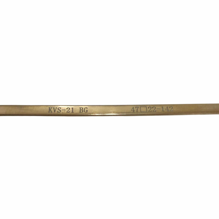 美品□金子眼鏡 カネコガンキョウ KVS-21 ヴィンテージシリーズ ボストン サングラス ゴールド 47□22-142 度なし 日本製 メンズ
