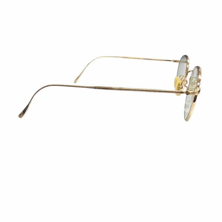 美品□金子眼鏡 カネコガンキョウ KVS-21 ヴィンテージシリーズ ボストン サングラス ゴールド 47□22-142 度なし 日本製 メンズ