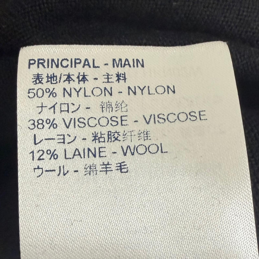 極美品□LOUIS VUITTON NBA ルイヴィトン NBA 2021年製 バックLVロゴ ニットカーディガン セーター ブラック M イタリア製 正規品 メンズ