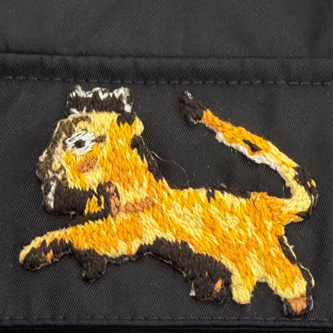 未使用品▼DIOR Peter Doig ディオール オム ピータードイグ 193C536B4732 刺繍 WZIPUP ブルゾン ジャケット ブラック 48 正規品 メンズ