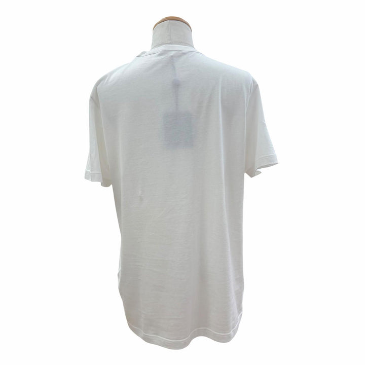 未使用品▼LOUIS VUITTON ルイヴィトン 26AW 1AK7GW スリムフィット シグネチャー レザーパッチ付き クルーネック 半袖Ｔシャツ L 正規品