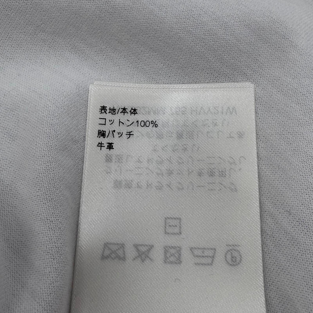 未使用品▼LOUIS VUITTON ルイヴィトン 26AW 1AK7GW スリムフィット シグネチャー レザーパッチ付き クルーネック 半袖Ｔシャツ L 正規品
