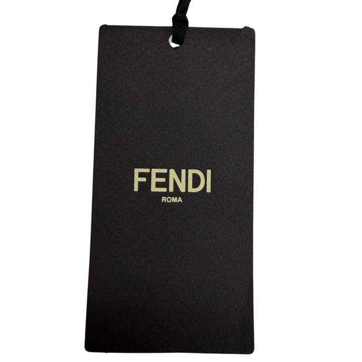 極美品□FENDI フェンディ 2022年製 FZX077 FFロゴ金具 ケーブル編み ロングスリーブニット セーター ブラック IT 44 イタリア製 正規品