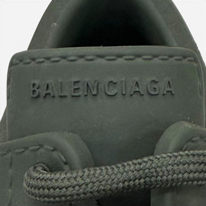 未使用品★BALENCIAGA バレンシアガ 770703 STEROID DERBY ラバー ダークカーキ レースアップ ローカットシューズ IT 36 箱・保存袋付き