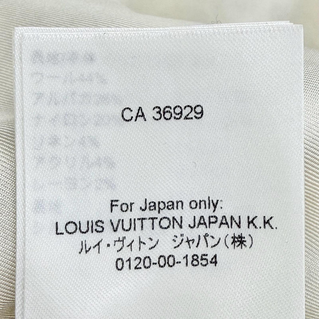 未使用品△LOUIS VUITTON ルイヴィトン 24AW ウール アルパカ アンカーボタン ミニ ツイードスカート ホワイト系 マルチカラー 40 正規品