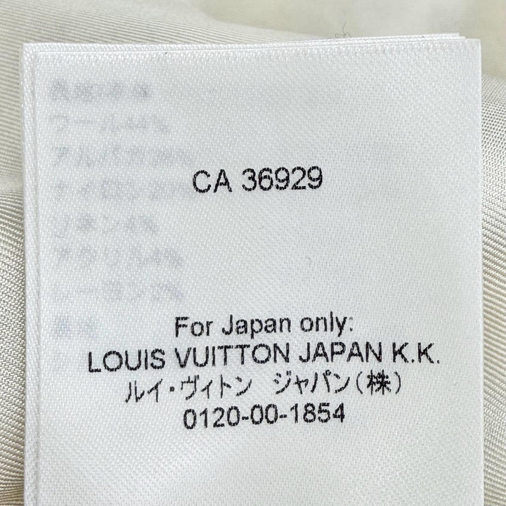 未使用品△LOUIS VUITTON ルイヴィトン 24AW ウール アルパカ アンカーボタン ミニ ツイードスカート ホワイト系 マルチカラー 40 正規品