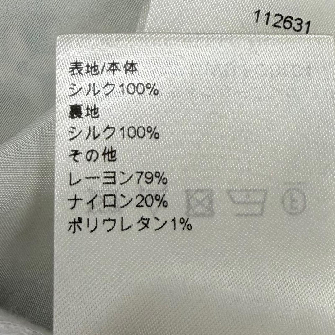 未使用品★LOUIS VUITTON ルイヴィトン 24SS シルク100% オーバーサイズ モノグラム クルーネック 半袖Ｔシャツ 32 イタリア製 正規品